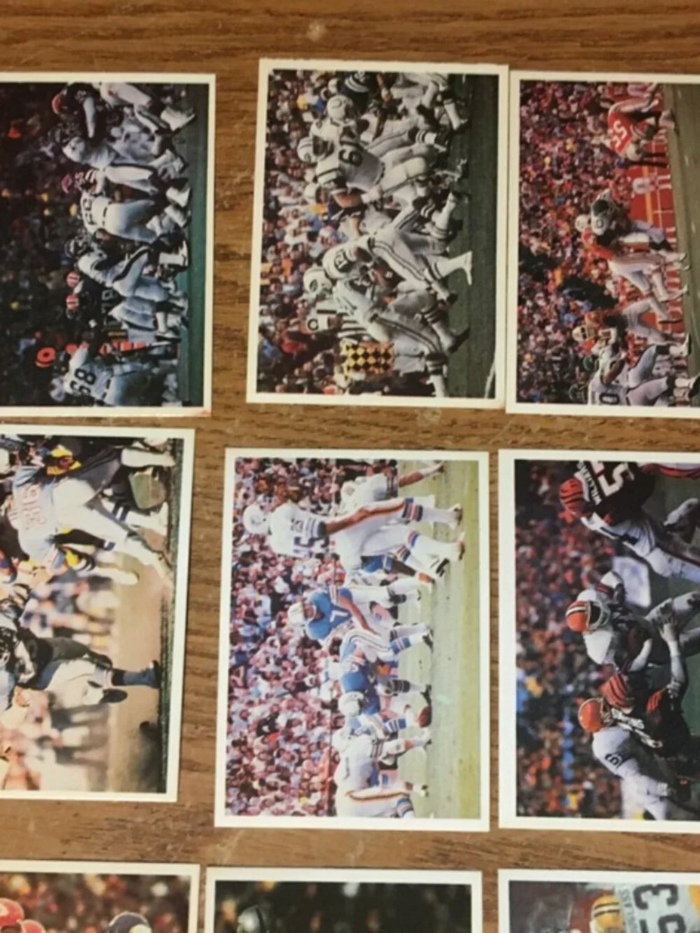 1986 JENO'S PIZZA ROLLS NFL ACTION STICKERS FOOD ISSUE COMPLETE SET OF 56